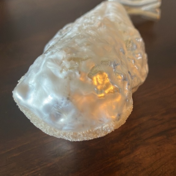 Vintage: Snowy White Owl-Clip On Glass-Ornament - Picture 10 of 16